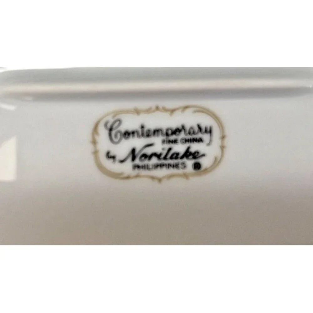 Vintage Noritake Roselane Fine China 1/4 lb Covered Butter Dish with Lid